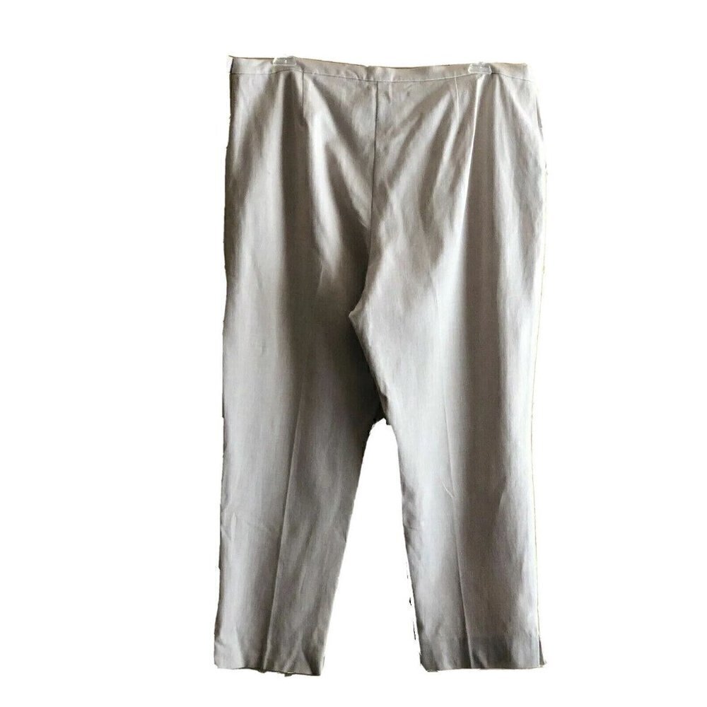 Eileen Fisher Womens High Waist Tapered Pants In Buttercream Size 18 $ - Picture 3 of 12